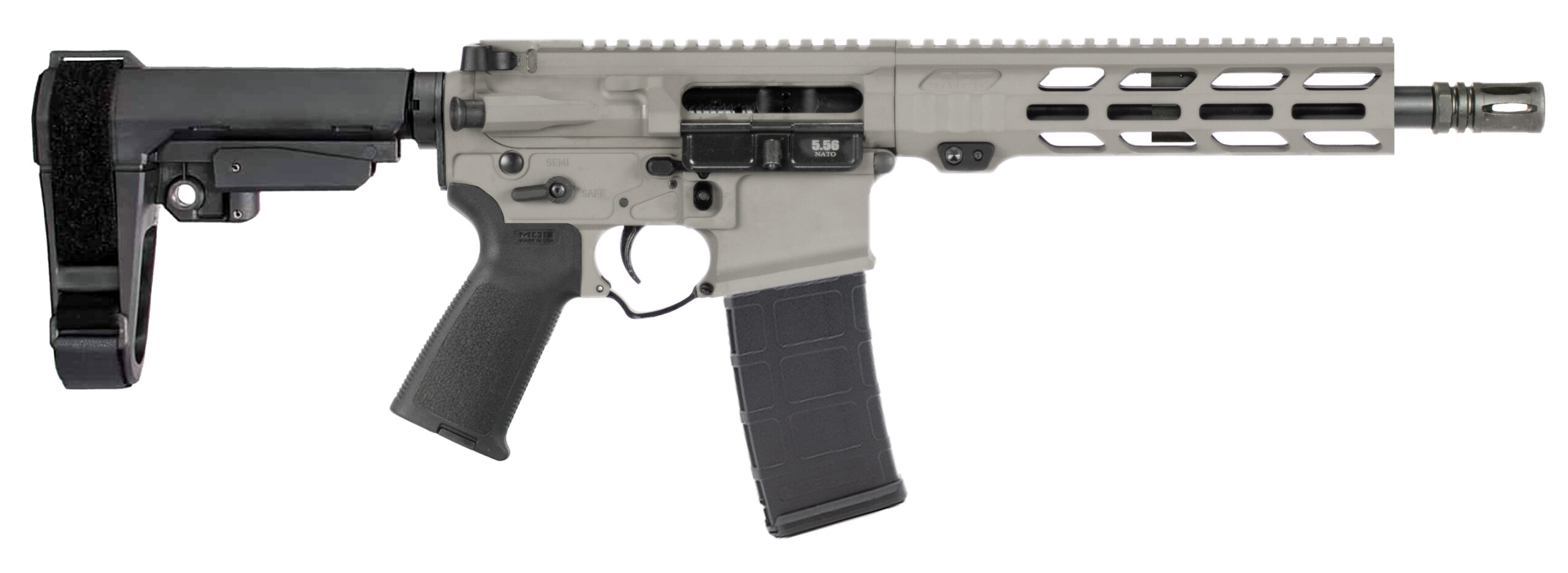 APF 5.56 PISTOL 2.0 10.5 BULL SHARK GRY