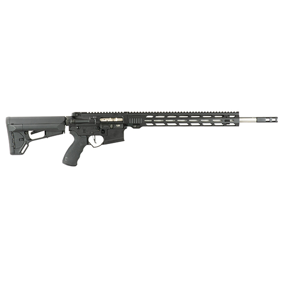 Modern black rifle with adjustable stock