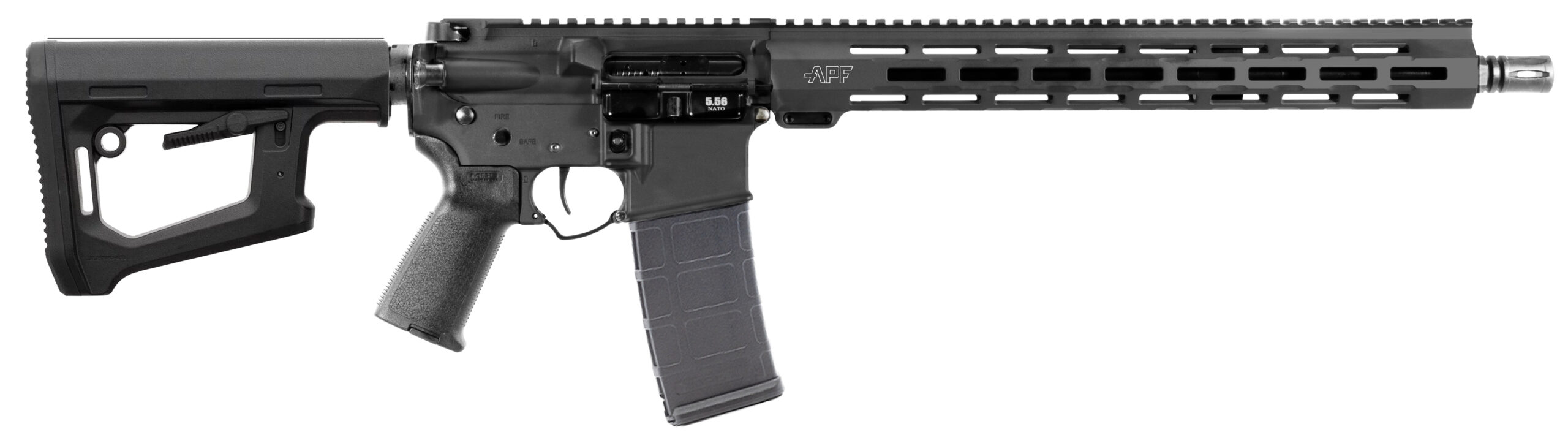 APF 5.56 NATO FURY 16 BLK MLOK