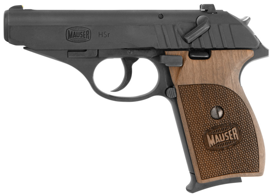 BLG MAUSER HSr 22LR BLK WOOD GRIPS