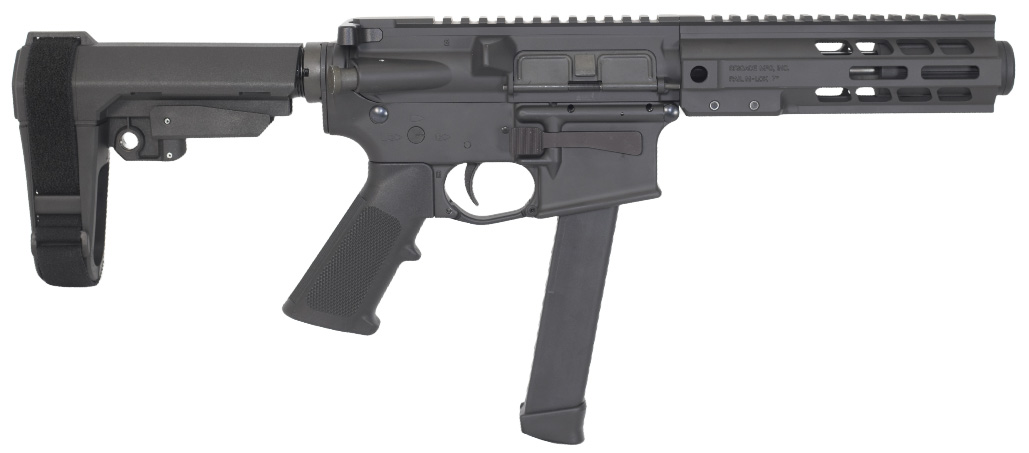 BRIGADE BM-9 9MM 8.5 BLK SBA3 MLOK MINI CAN