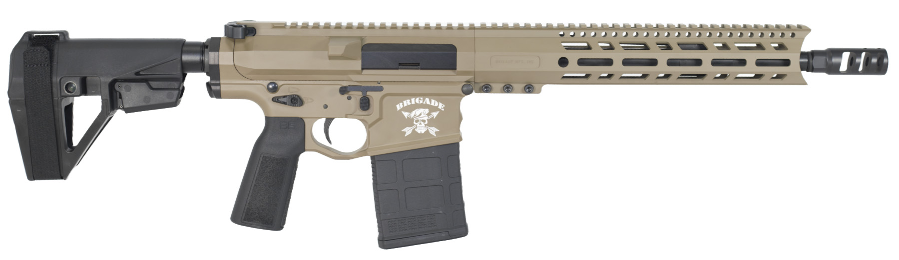 BRIGADE BM-10LR 308 12.5 FDE SBA5 MLOK PG