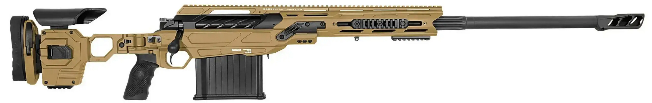 Detailed image of a tactical firearm.