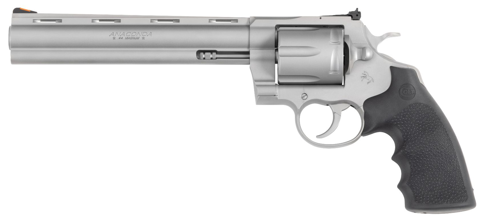 Colt Anaconda revolver with stainless steel finish