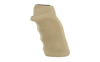 Tan textured firearm grip handle