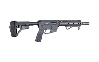 Modern black rifle with adjustable stock.