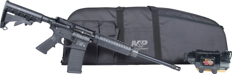 Smith & Wesson firearm with carrying case.