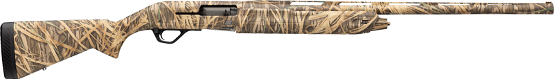 Camouflaged shotgun with grass pattern