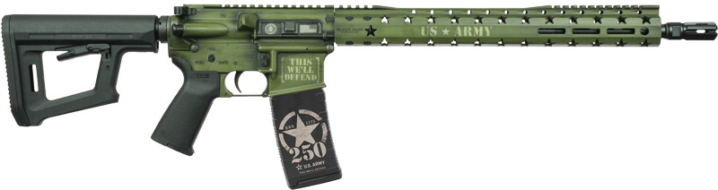 BLACK RAIN SPEC15 ARMY 250TH - CUSTOM 5.56 BAZOOKA GREEN 30RD