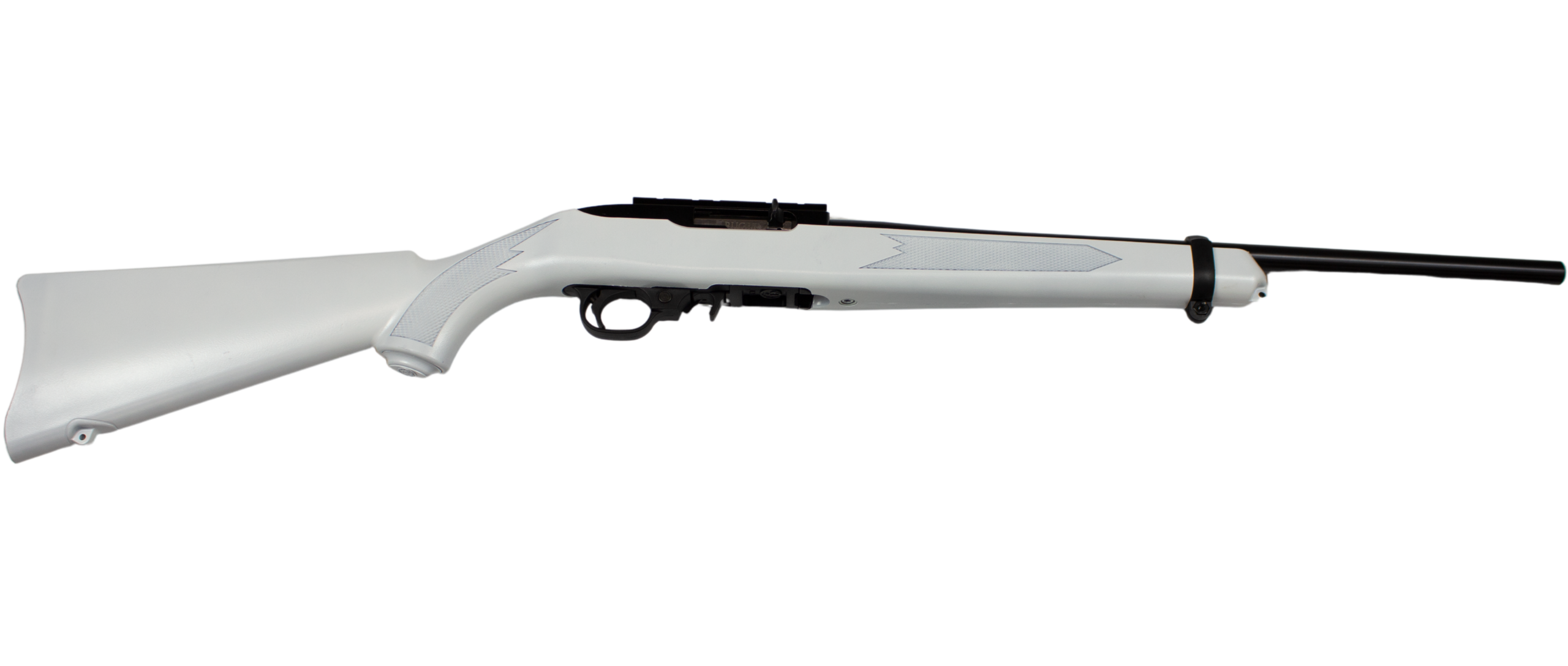 RUGER 10/22 CARBINE 22LR 18.5" BBL, WHITE SYNTHETIC 1-10RD