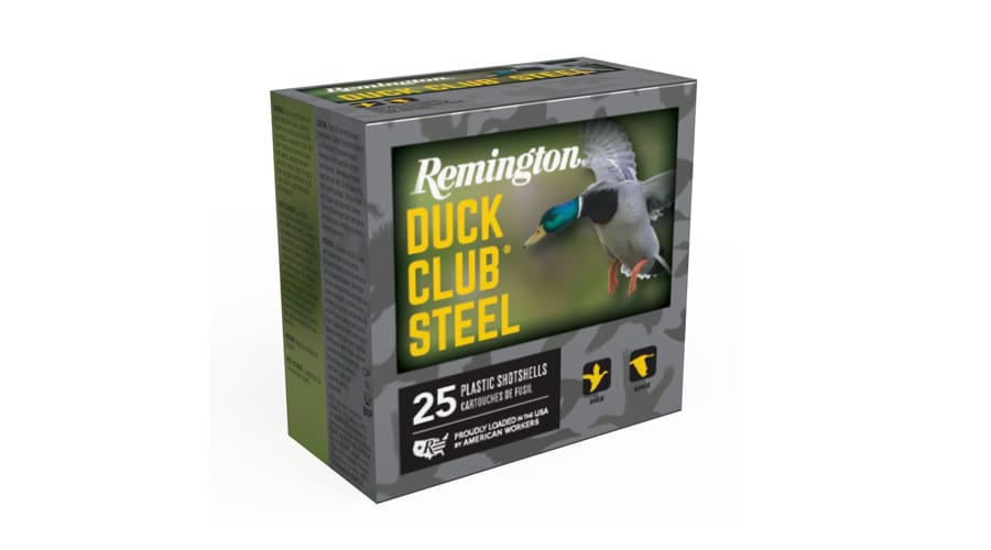 Remington Duck Club Steel shotshells packaging