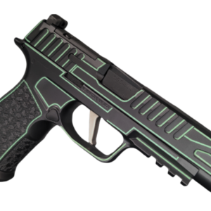 SIG SAUER P365 FUSE 9MM 4.3" BLACK/LIME GREEN OUTLINE O.R. 1-17RD, 2-21RD