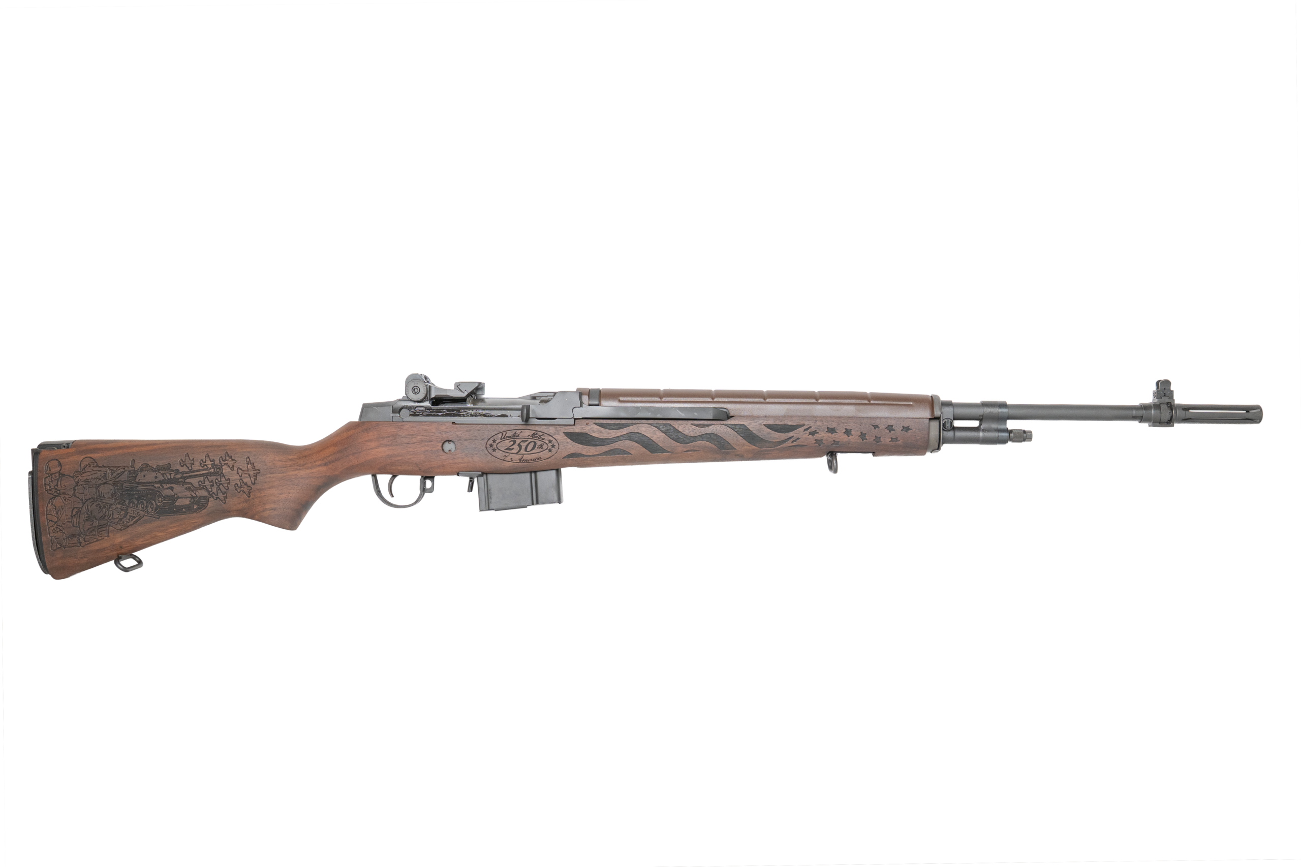 SPRINGFIELD ARMORY M1A 250TH ANNIVERSARY 308WIN WALNT ENGRAVED 22" BBL 1-10RD