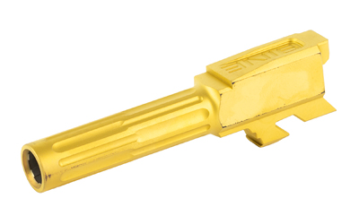 Shiny yellow gun barrel accessory