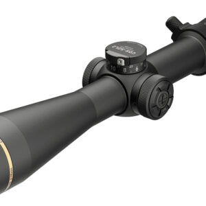 Leupold rifle scope with adjustable magnification.