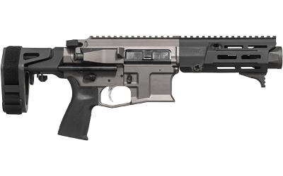 Side view of a modern firearm receiver