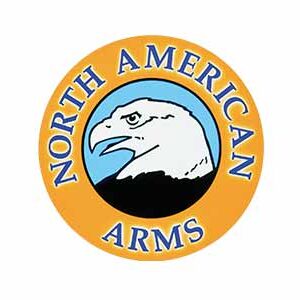 Logo of North American Arms with eagle design.