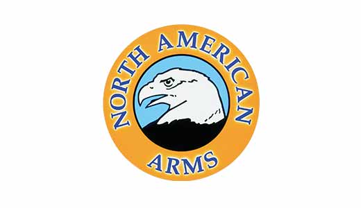 Logo of North American Arms with eagle design.