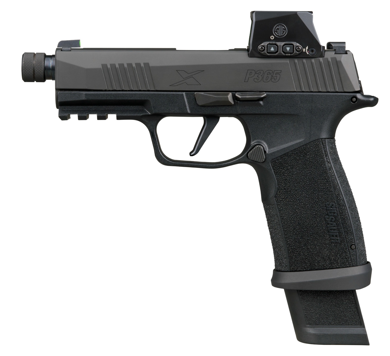 SIG P365 X handgun with tactical design features