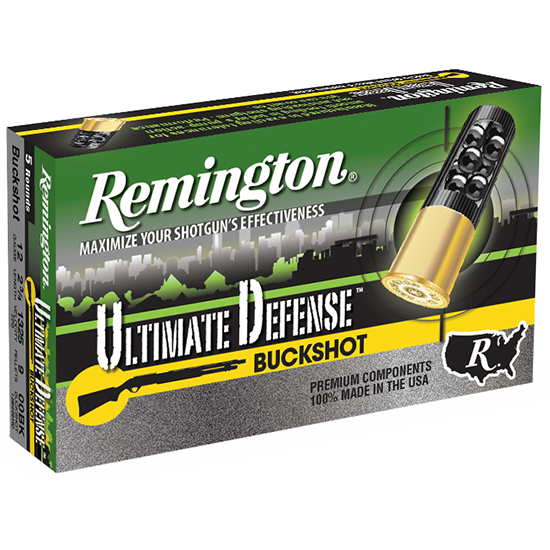 Remington Ultimate Defense Buckshot packaging