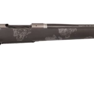 Side view of a hunting rifle.