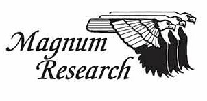 Magnum Research logo with stylized wings and text.