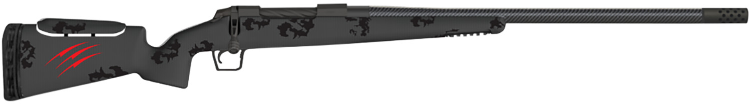 Sporting rifle with sleek, modern design.