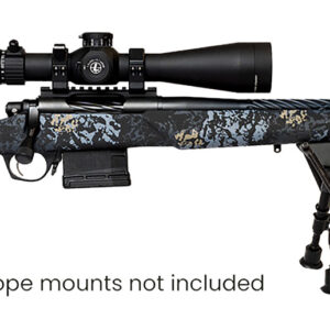Bolt-action rifle with camouflage finish