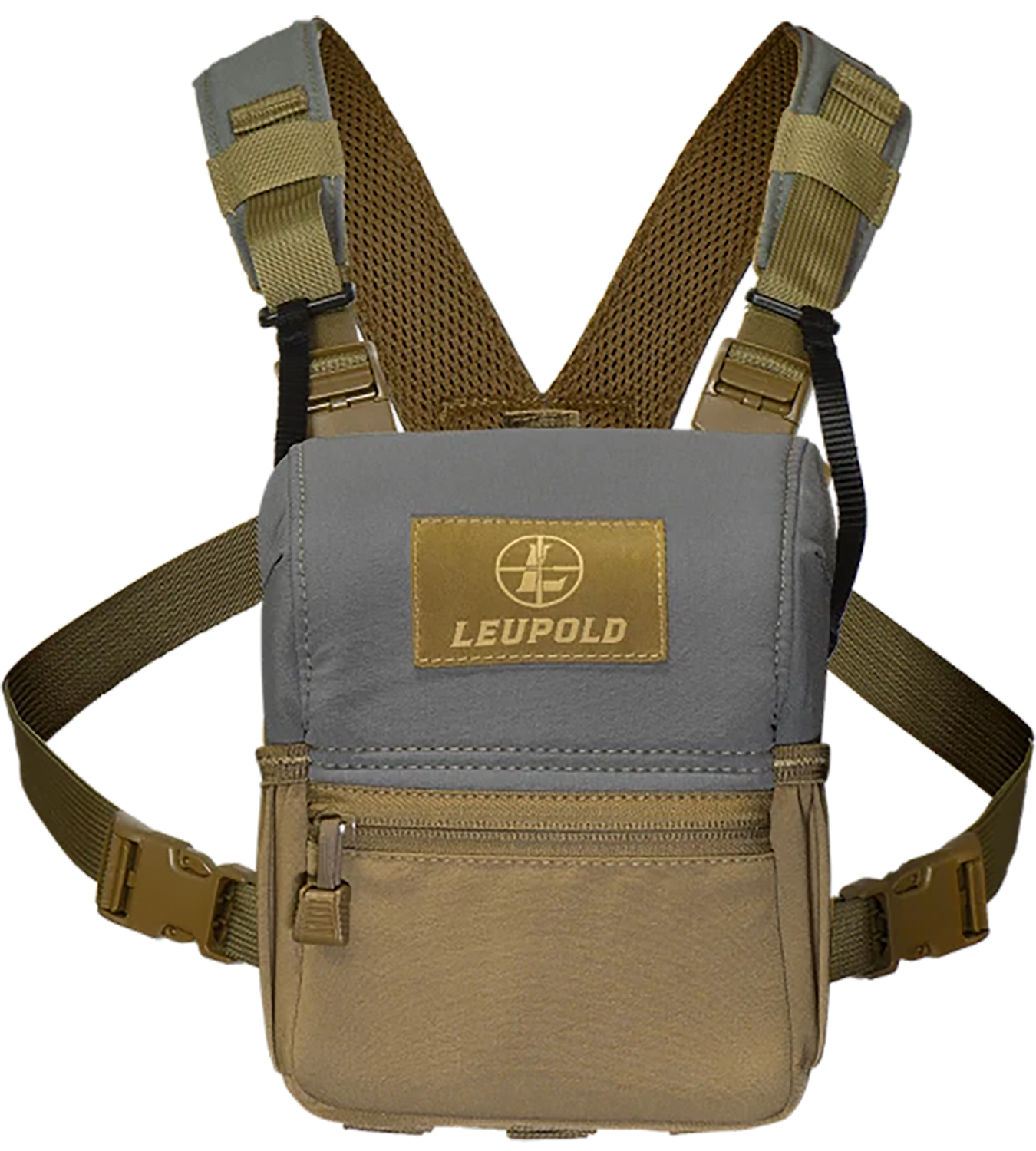 Gray and beige Leupold tactical backpack