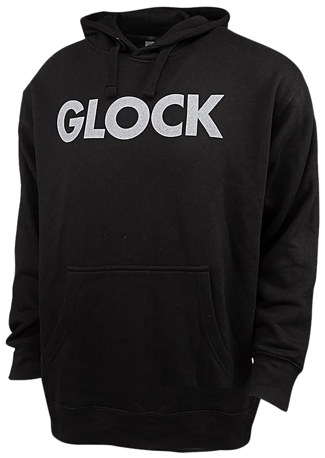 Black hoodie with GLOCK logo on front
