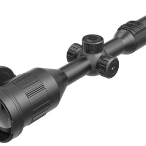 High-quality black rifle scope with adjustable features