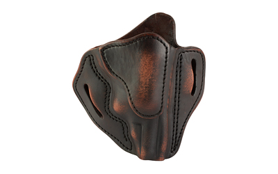 Leather holster designed for firearm storage