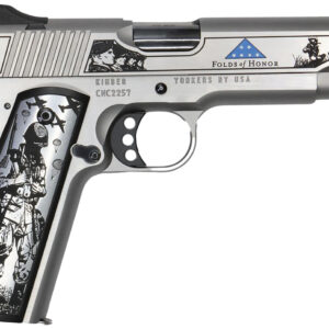 Limited edition decorative handgun with military design