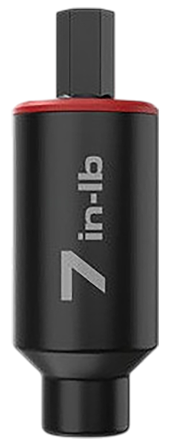 7-in-1 tool head with black and red design