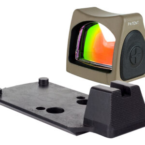 Trijicon reflex sight with mounting base and hardware