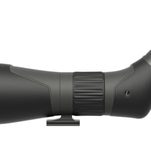 Angled spotting scope for outdoor observation and viewing.
