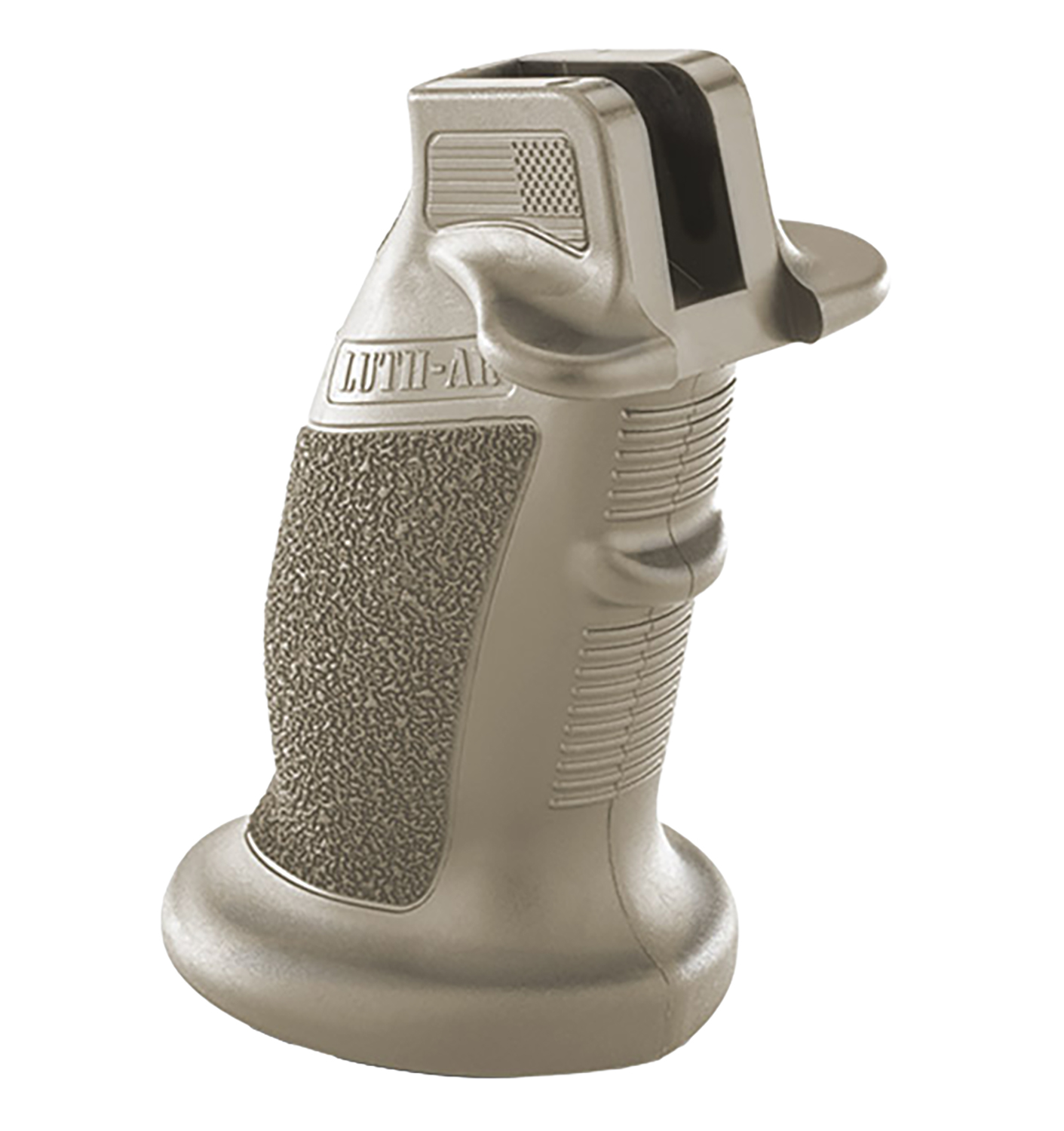 Ergonomic rifle grip in tan color