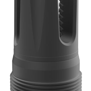 Close-up of a black industrial connector part.