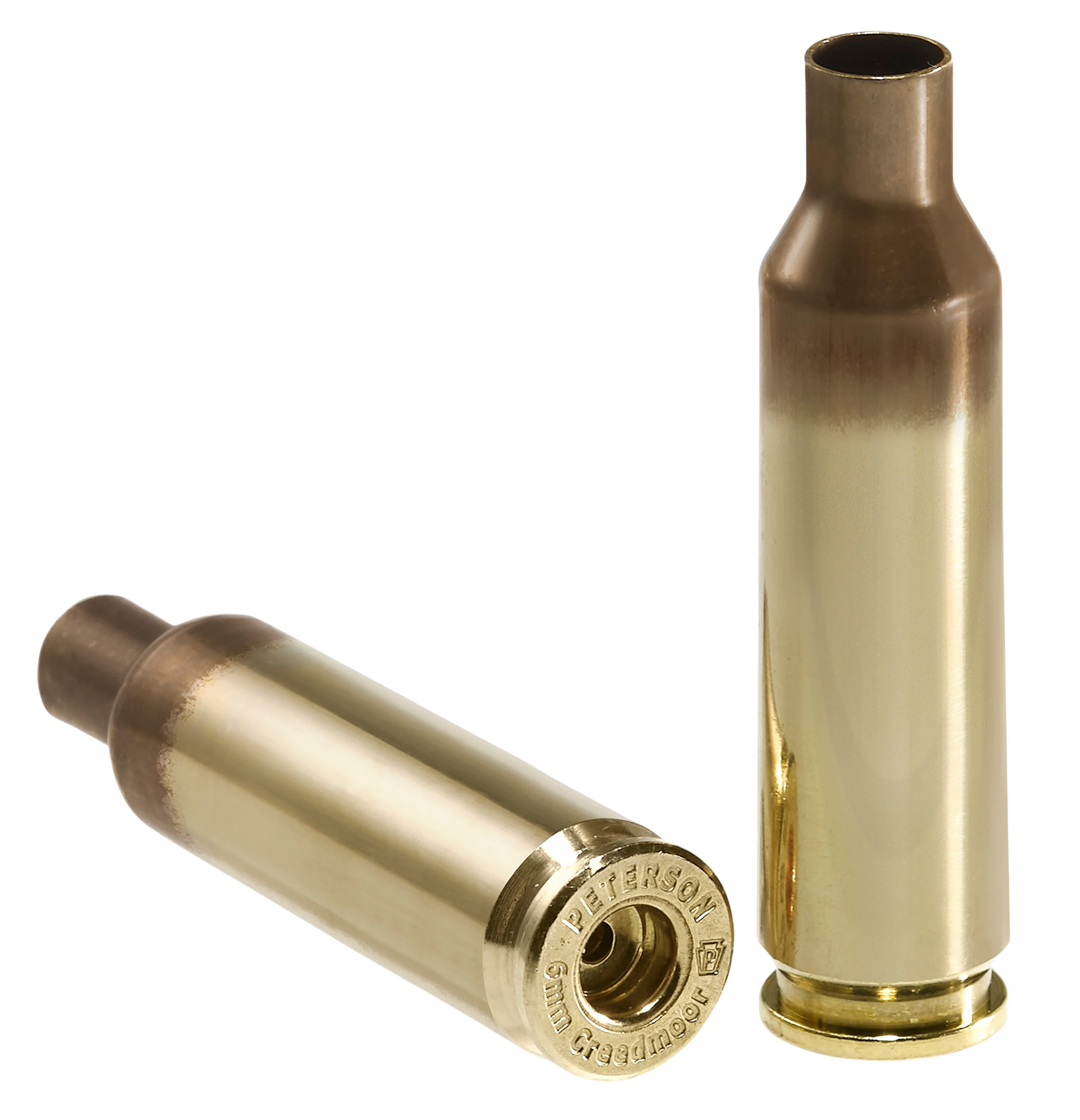Two brass rifle cartridge casings displayed.