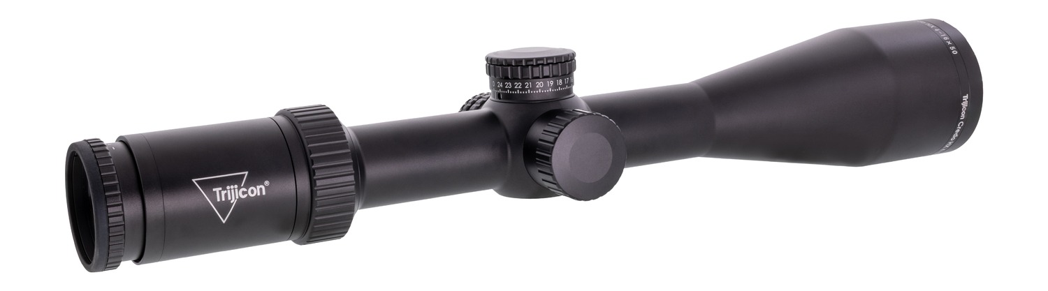 Trijicon rifle scope with adjustable knobs