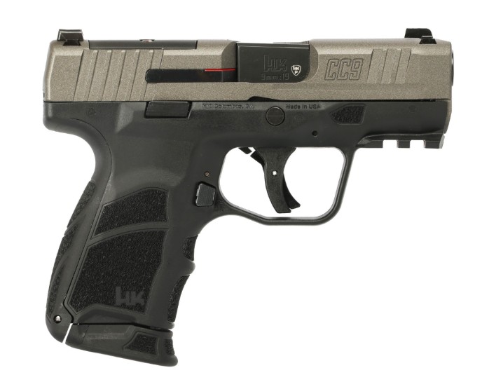 HK CC9 handgun displayed side view