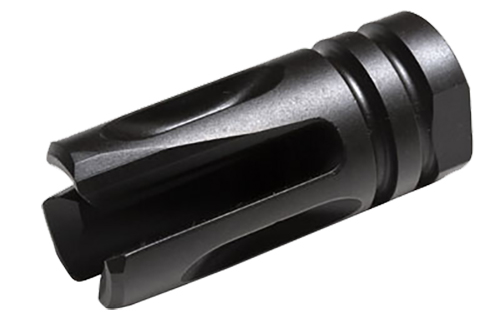 Black muzzle device for firearm attachments.