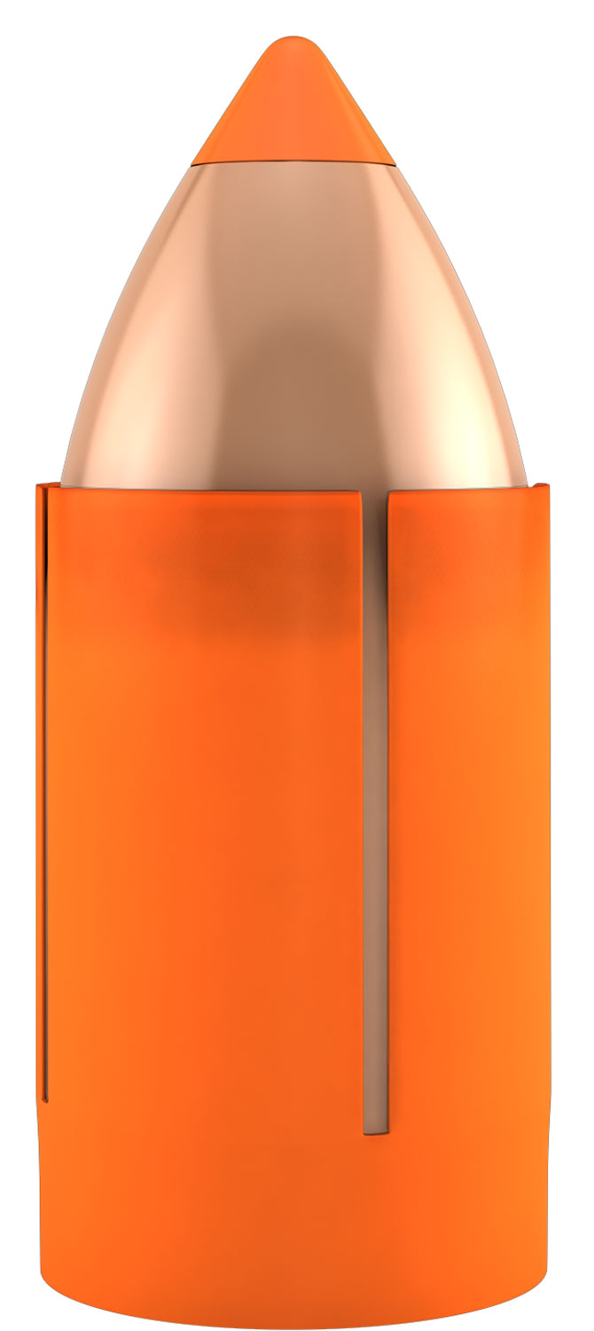 3D representation of an orange pencil tip