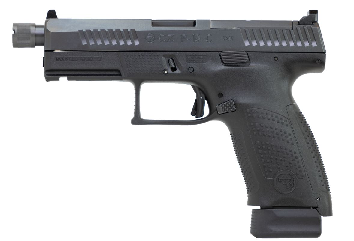 CZ P-10 C handgun side view