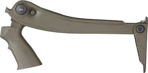 Olive green rifle stock with grip