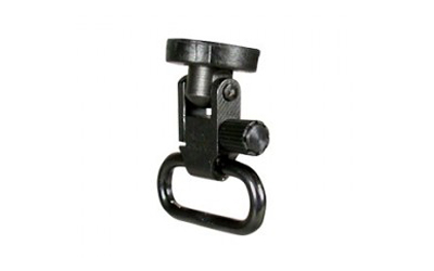 Black swivel hook with adjustable mount