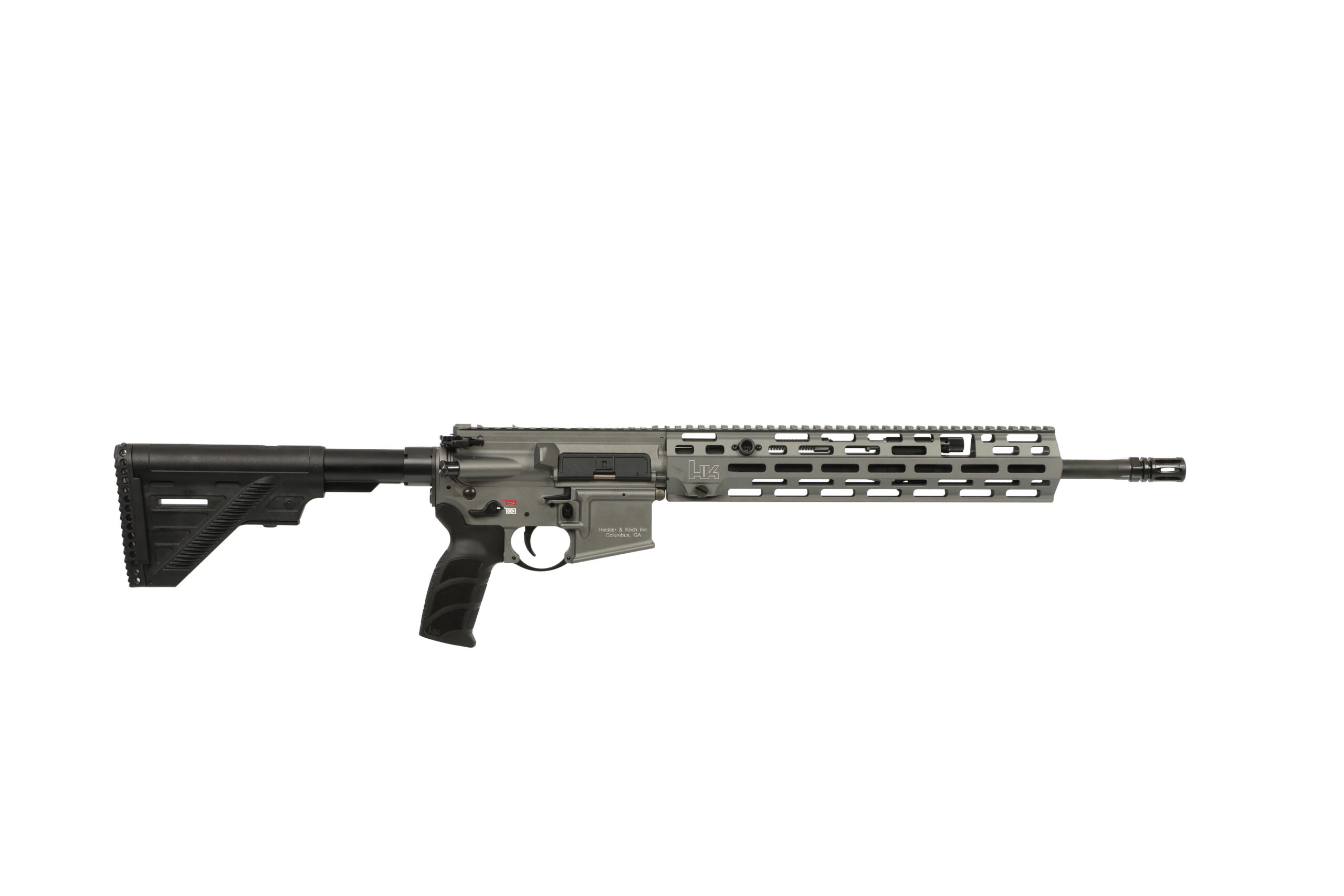 Modern rifle with a sleek design
