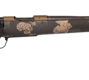 Side view of a modern hunting rifle