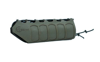 Green tactical accessory for gear storage.