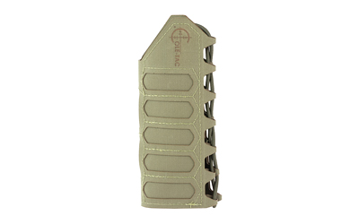 Tactical magazine holder in olive green color.